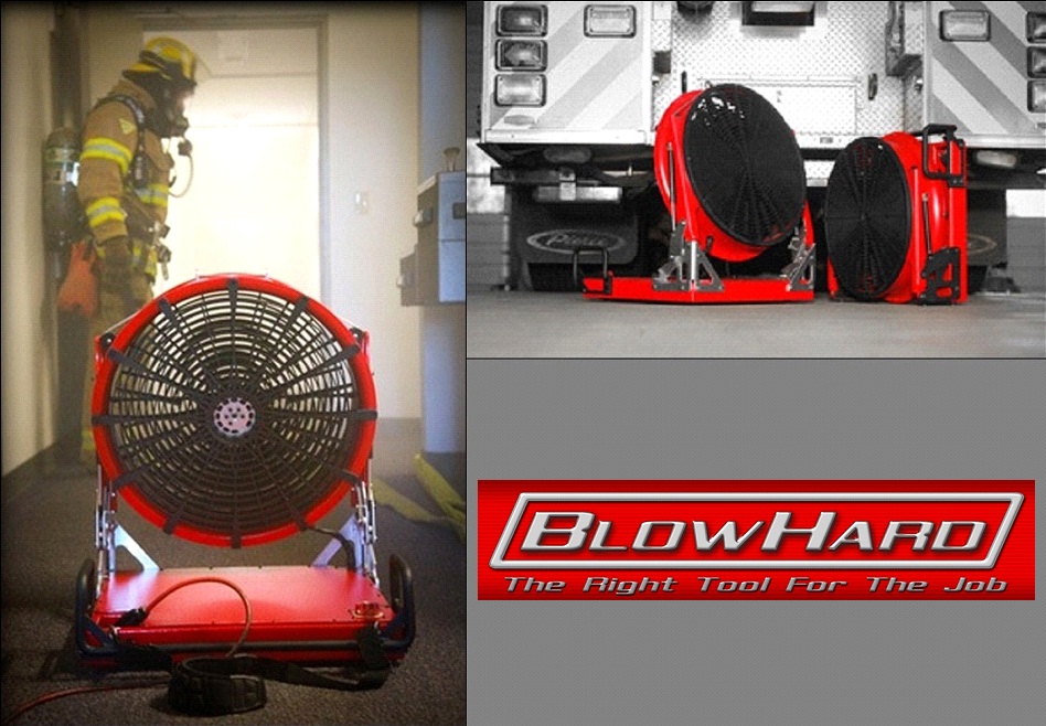 BlowHard BH-20 Compact PPV Positive Pressure Ventilation Fan - Click Image to Close